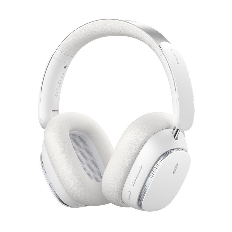 Бездротові навушники Baseus Bowie H1 Pro Noise-Cancellation Wireless Headphones Moon White, фото 1