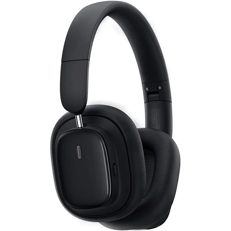 Бездротові навушники Baseus Bowie H1i Noise-Cancellation Wireless Headphones Cluster Black, фото 1