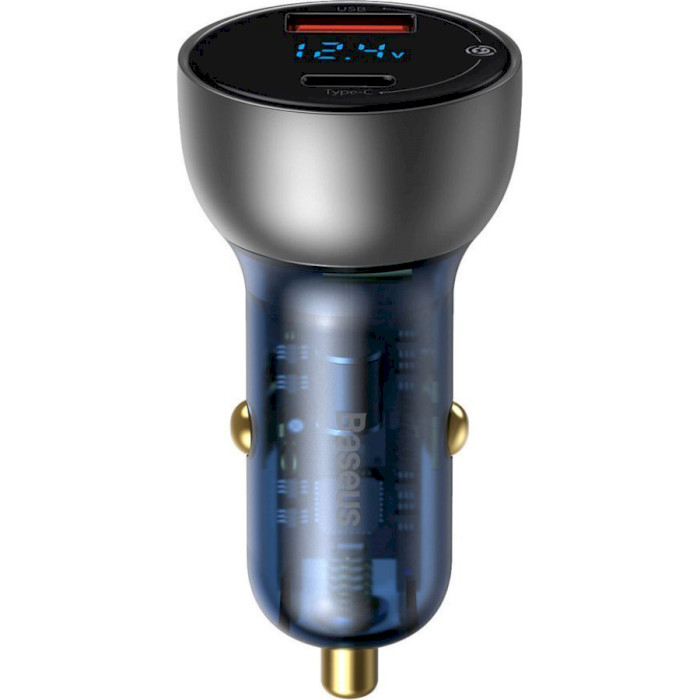 Автомобільний зарядний пристрій Baseus Particular Digital Display QC+PPS Dual Quick Charger Car Charger 65W, фото 1