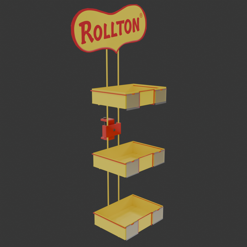 Хук кліп-дисплей Rollton – Брендоване POS-обладнання на замовлення | Goldisplay.ua, фото 1