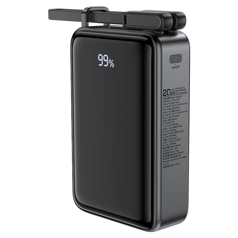 Зовнішній акумулятор ACEFAST M4 PD67W power bank 20000mAh Black, фото 1