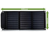 Портативний зарядний пристрій сонячна панель Bresser Mobile Solar Charger 40 Watt USB DC (3810040), фото 3