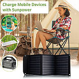 Портативний зарядний пристрій сонячна панель Bresser Mobile Solar Charger 40 Watt USB DC (3810040), фото 9