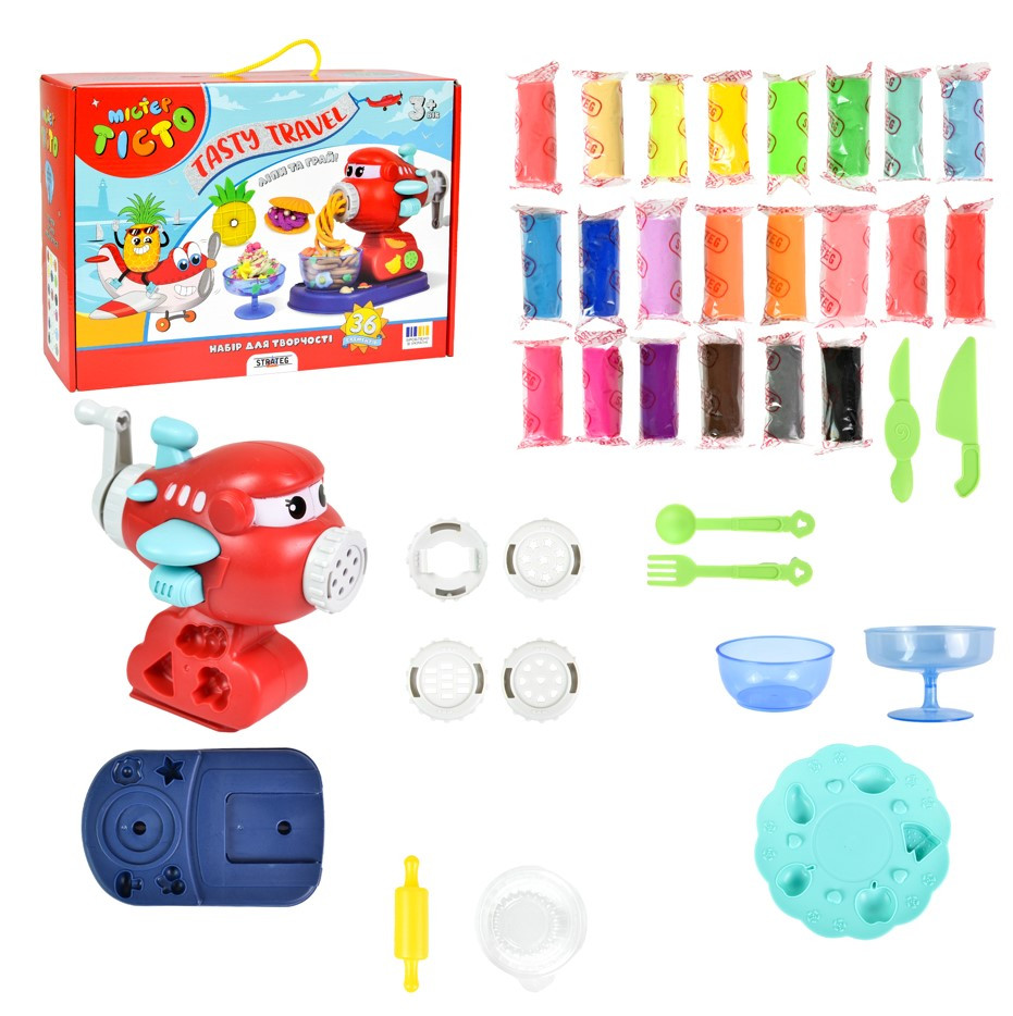 Набір для творчості Містер тісто Tasty travel Strateg українською мовою (41038), фото 1