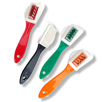 Щітка для замші та набука потрійна