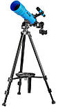 Телескоп Bresser Junior 70/400 Blue з адаптером для смартфона + рюкзак (8850610WX), фото 3