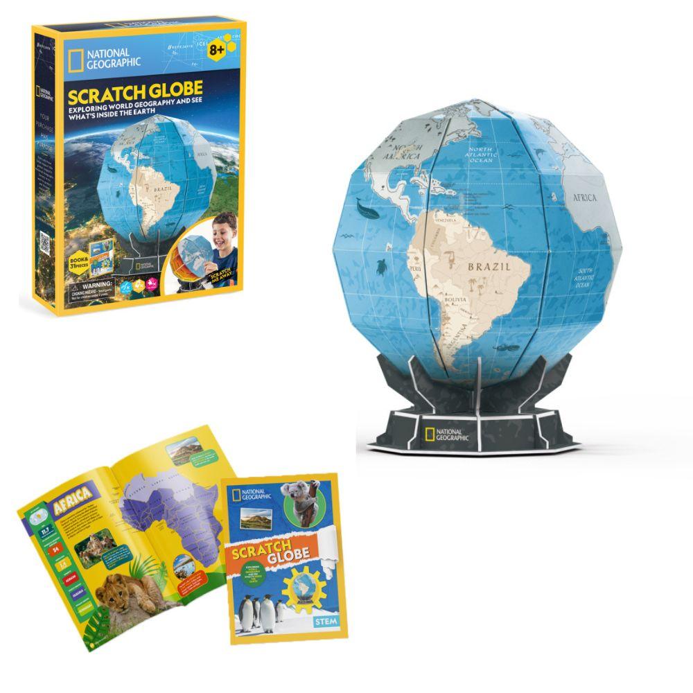 Набір для моделювання Cubic Fun STEM "СКРЕТЧ ГЛОБУС", арт. DS1082h, фото 1