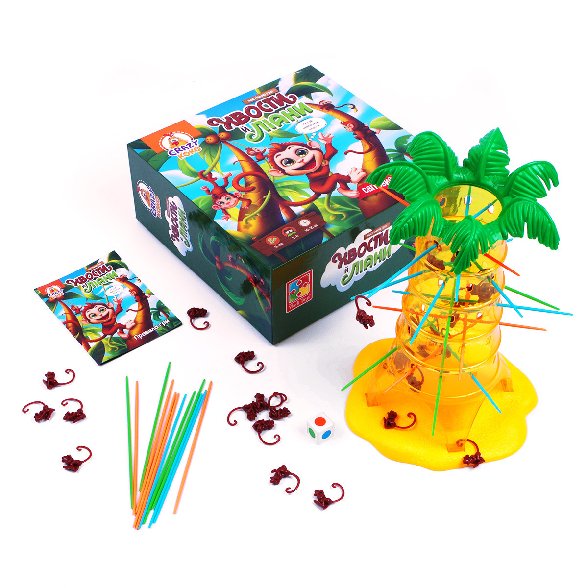 Гра настільна Vladi Toys розважальна. Хвости й ліани. VT8055-39, фото 1