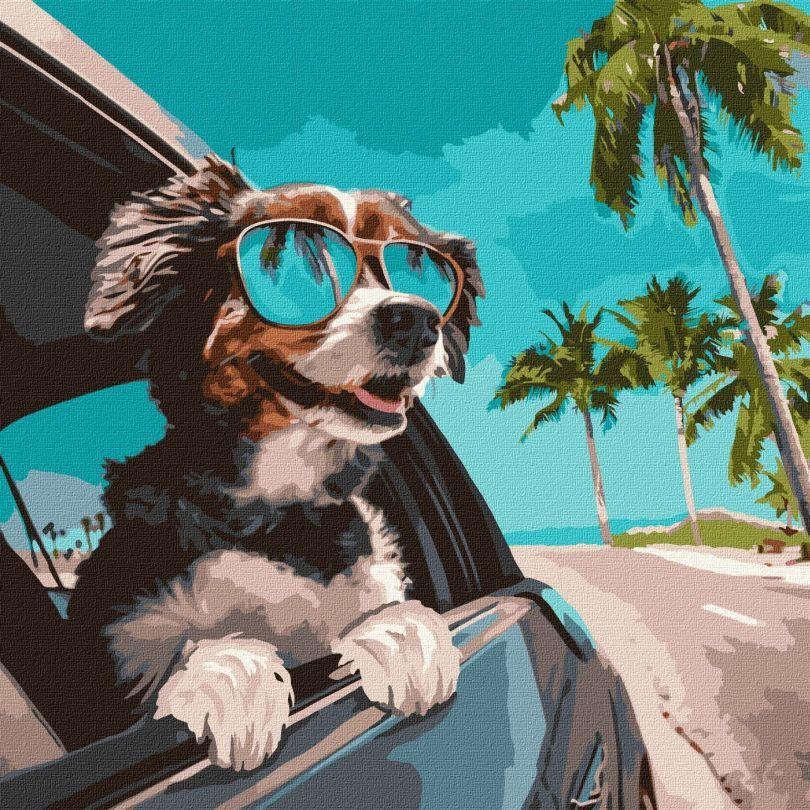 Картина за номерами Ідейка Подорож до океану ©art_selena_ua (KH6510) 40 х 40 см, фото 1