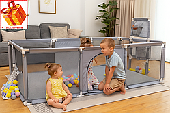 Манеж дитячий ігровий сухий басейн-манеж дитячий ігровий манеж складаний + подарунок