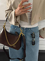 Coach Juliet Shoulder Bag Brown Suede [оригінальна коробка] 24х13х8