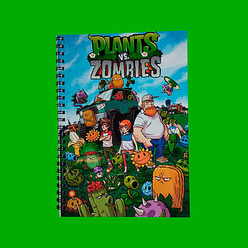 Блокнот Plants vs Zombies (Рослини проти Зомбі)