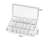 Органайзер для зберігання матеріалів та косметики на 6 відділів, фото 2