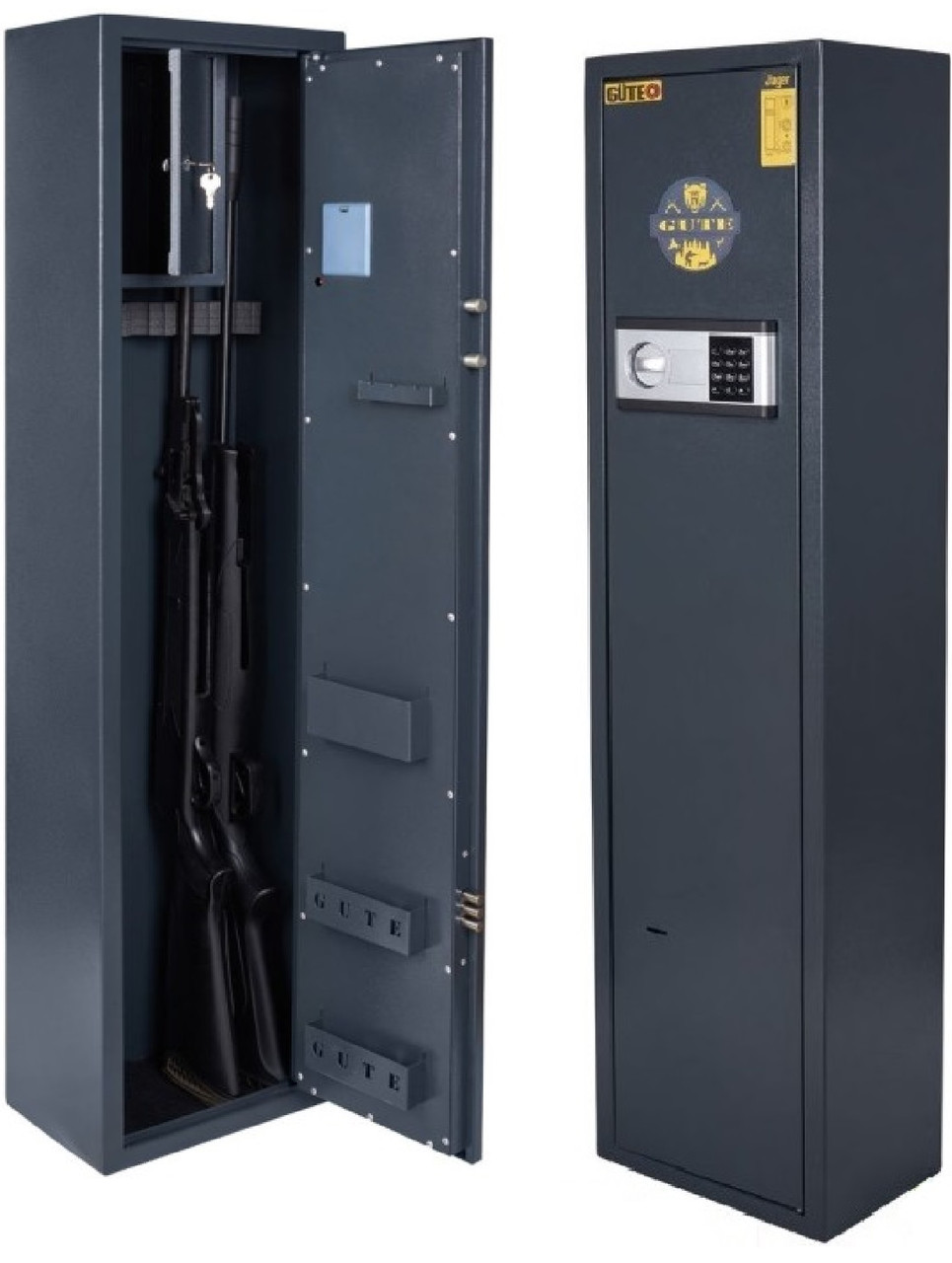 Сейф (132х30х20 см.) на 2 рушниці, збройовий сейф високий, фото 1