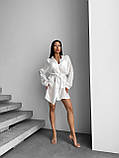 Універсальна біла дихаюча сорочка, пляжна сорочка, пляжний одяг, фото 6