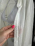 Універсальна біла дихаюча сорочка, пляжна сорочка, пляжний одяг, фото 9