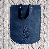 Клапан для рюкзака "Клевер". Колір "Синій"., фото 2