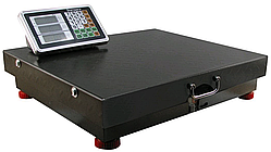 Бездротові платформні ваги Wimpex Staropera WF-300 до 300 кг з акумулятором і радіоканалом Чорний