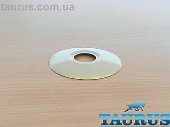 Золотий плоский фланець ThermoPulse Gold розмір D70 мм / висота 3 мм, під внутрішній розмір 1/2" (20мм). Н/ж сталь