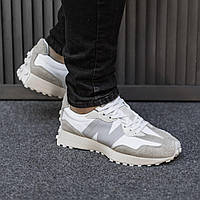 Сірі замшеві чоловічі кросівки New Balance 327