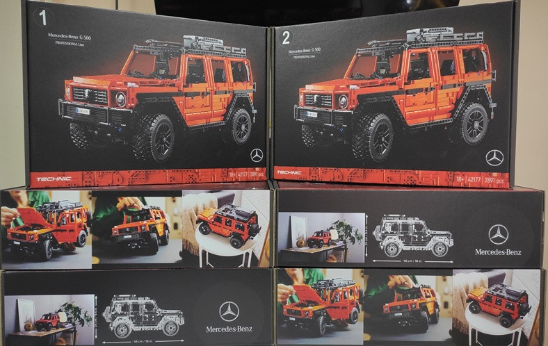 Конструктор Technic джип Mercedes-Benz G 500 2891 деталей 42177 сумісний з LEGO Мерседем Гелик