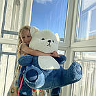 М'яка іграшка Стич ведмедик в капішоні/Ведмедик в костюмі Стіча 70см, фото 9