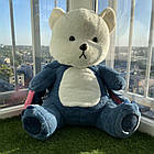 М'яка іграшка Стич ведмедик в капішоні/Ведмедик в костюмі Стіча 70см, фото 7