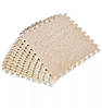 Дитячий м’який килимок-пазл (30×30 см) PZ-101 Beige, фото 3