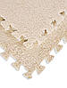 Дитячий м’який килимок-пазл (30×30 см) PZ-101 Beige, фото 6