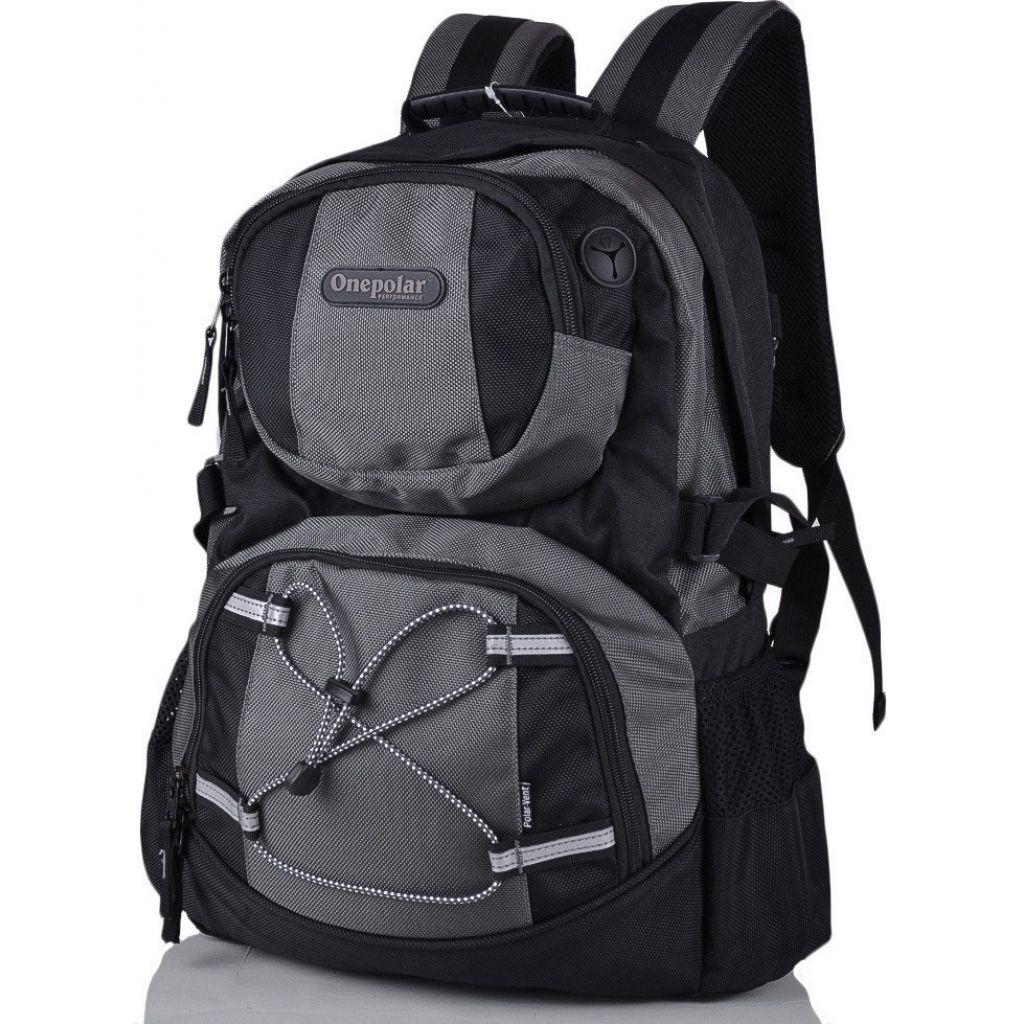 Рюкзак з відділом для ноутбука Onepolar 1312 сірий, фото 1