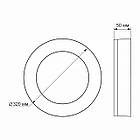 LED світильник ART IP65 круглий VIDEX 30W 5000K Black, фото 3