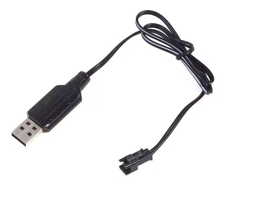 USB кабель 3.6V для заряджання акумулятора іграшок / машинок 2Pin, фото 1
