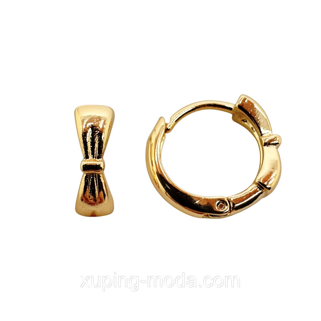 Сережки гуртом xuping. 11 мм. 18 к, фото 1