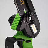 Акумуляторна міні пила Procraft PKA24Li (15см шина, 20В) Без АКБ і ЗП. Щіткова пилка Прокрафт PKA-24Li, фото 5