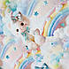 Ранфорс DIGITAL з цифровим друком 5D, котики з бантиками та веселками (ТУРЦІЯ шир. 2,4 м) (R-N-0862), фото 2
