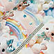 Ранфорс DIGITAL з цифровим друком 5D, котики з бантиками та веселками (ТУРЦІЯ шир. 2,4 м) (R-N-0862), фото 4