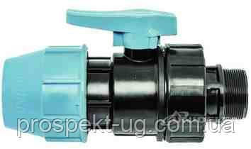 Кран Ду20х1/2" із зовнішньою різьбою ЗР Unidelta, фото 1