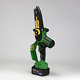 Акумуляторна міні пила Procraft PKA32Li (2 шини 15см і 20 см, 20В, 1 АКБ) в кейсі. Безщіткова ланцюгова пила Прокрафт PKA-32Li, фото 3