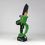 Акумуляторна міні пила Procraft PKA32Li (2 шини 15см і 20 см, 20В, 1 АКБ) в кейсі. Безщіткова ланцюгова пила Прокрафт PKA-32Li, фото 2