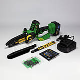 Акумуляторна міні пила Procraft PKA32Li (2 шини 15см і 20 см, 20В, 1 АКБ) в кейсі. Безщіткова ланцюгова пила Прокрафт PKA-32Li, фото 8