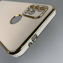 Чохол для Motorola G30 глянцевий із золотою окантовкою чохол на телефон моторола г30 пудровий h7y, фото 5