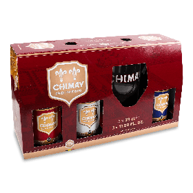 Пивний набір з бокалом Chimay Peres Trappistes 990ml