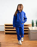 5730-27 Спортивний костюм на блискавці тринитка на флісі підліток (4 од: 36,38,40,42), фото 4