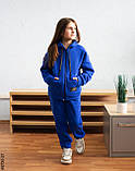 5730-27 Спортивний костюм на блискавці тринитка на флісі підліток (4 од: 36,38,40,42), фото 5