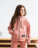 5730-8 Спортивний костюм на блискавці тринитка на флісі підліток (4 од: 36,38,40,42), фото 2