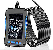 Ендоскоп P40 з LCD-екраном 4.3" дюймів та однією камерою з підсвічуванням, кабелем 1.8 м, MicroSD, захистом IP67, фото 2