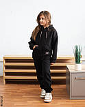 5730-31 Спортивний костюм на блискавці тринитка на флісі підліток (4 од: 36,38,40,42), фото 5