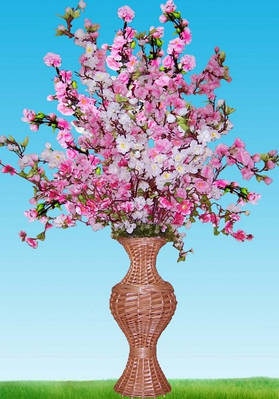 Декоративні гілки квітів для підлогових ваз
