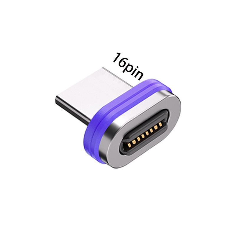 Магнітний конектор Type C  USB-C GREENPORT 16 контактів 5А  10Гб/сек, фото 1