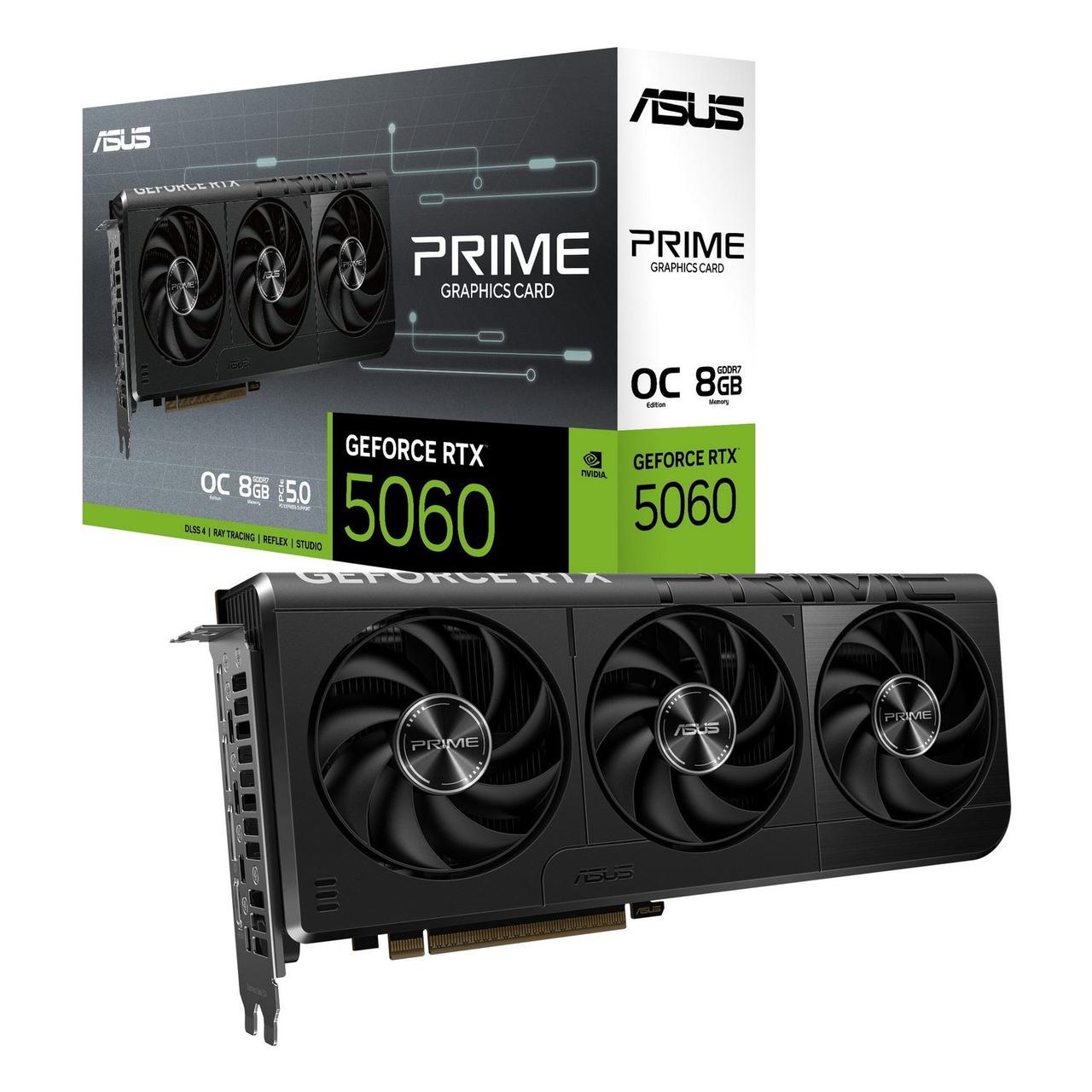 Відеокарта GF RTX 5060 8GB GDDR7 Prime OC Asus (PRIME-RTX5060-O8G), фото 1